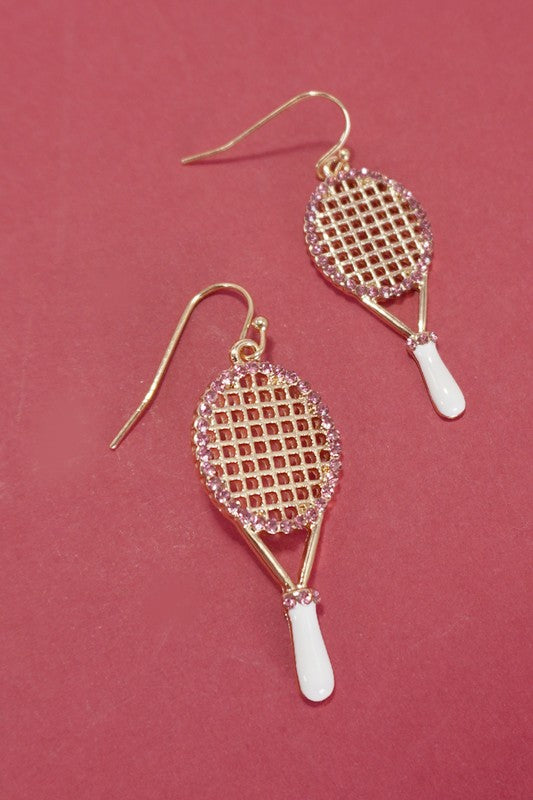 The Tennis Racket Earrings