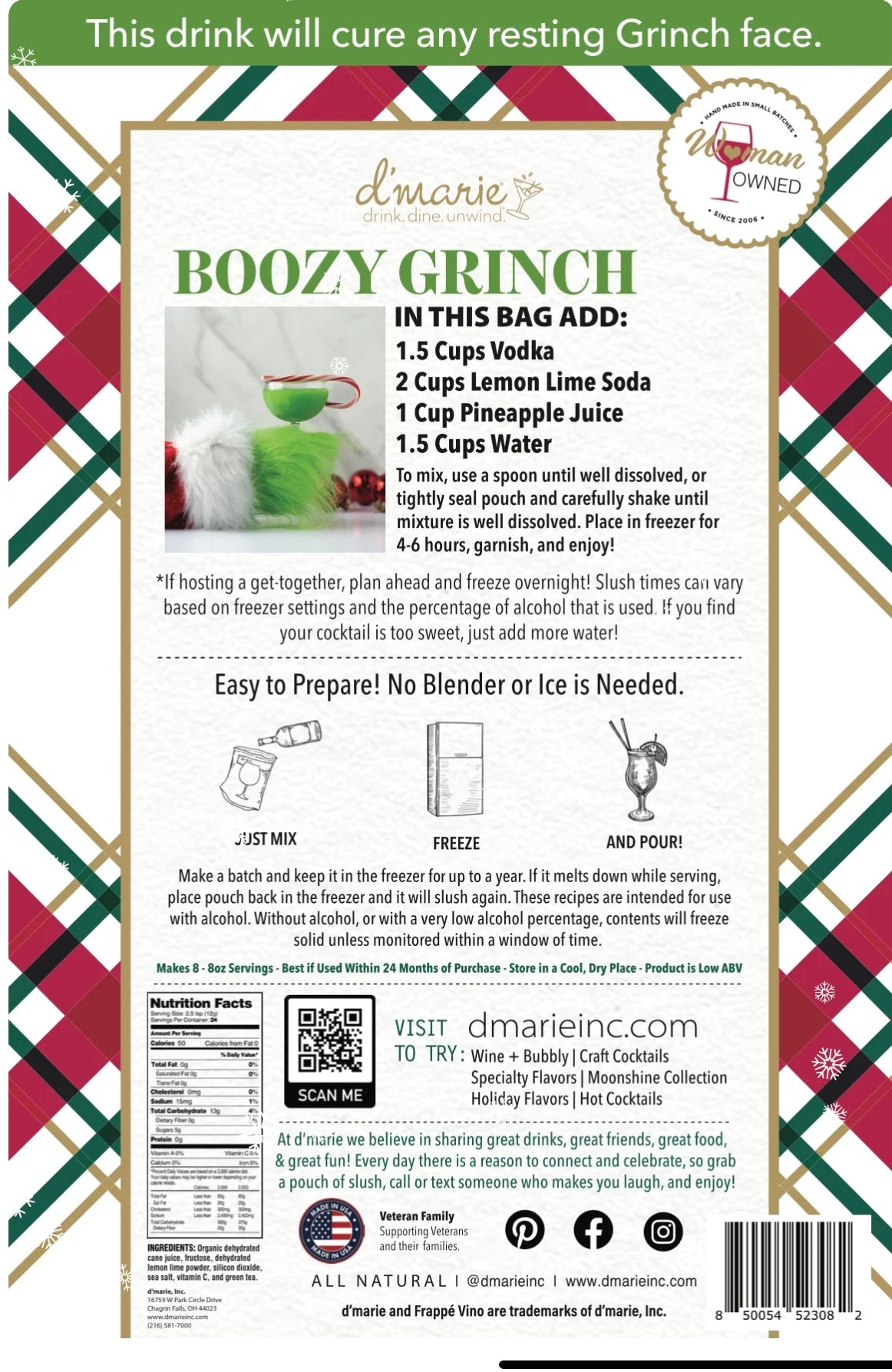 The Boozy Grinch Slushie Mix