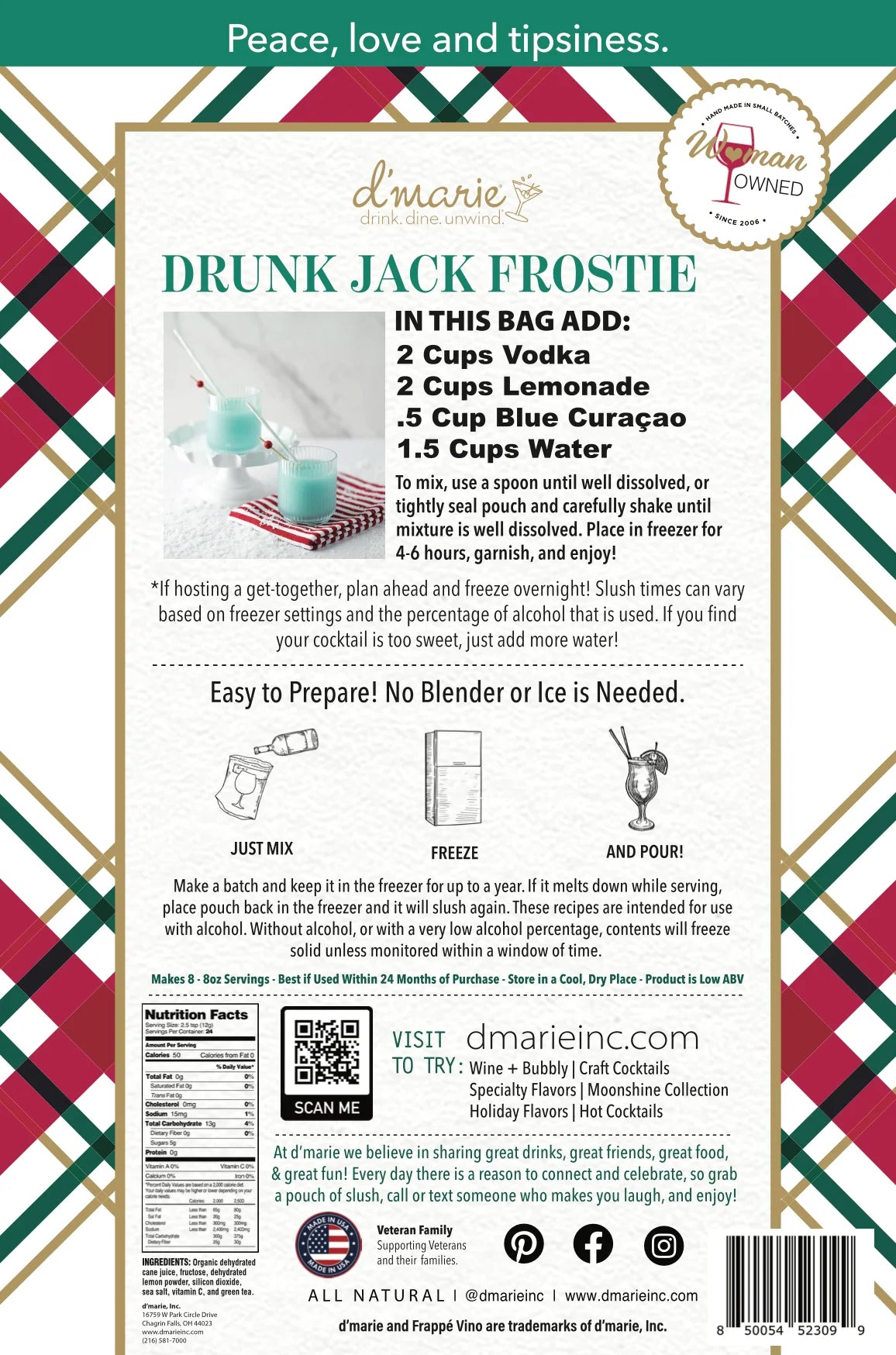 The Drunk Jack Frostie Slushie Mix