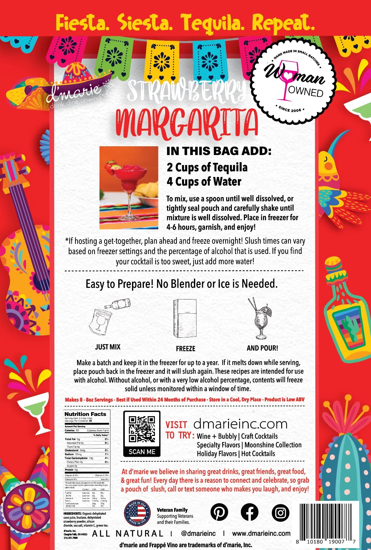 The Strawberry Margarita Slushie Mix