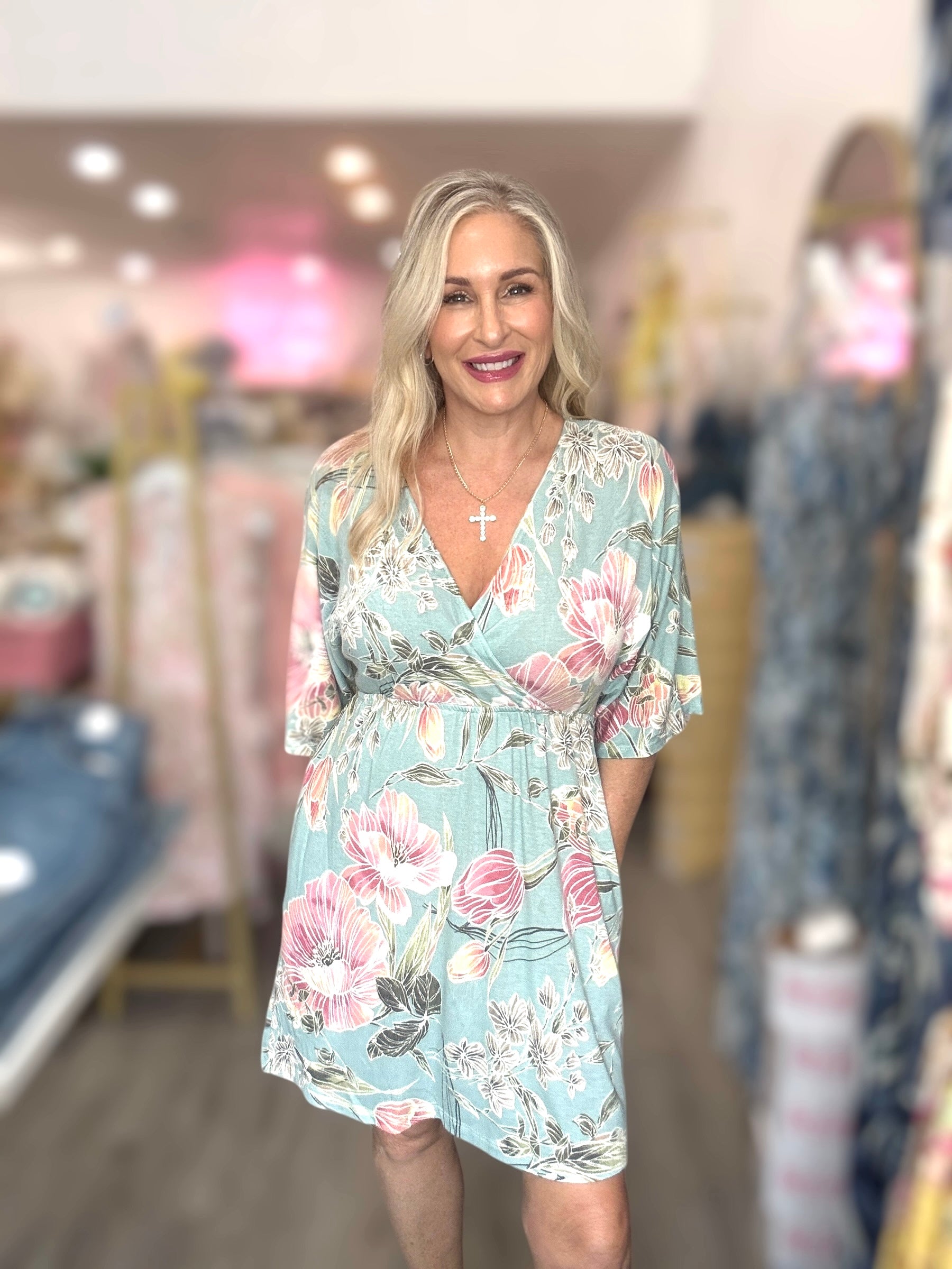 The Lovelee Floral Printed Dress