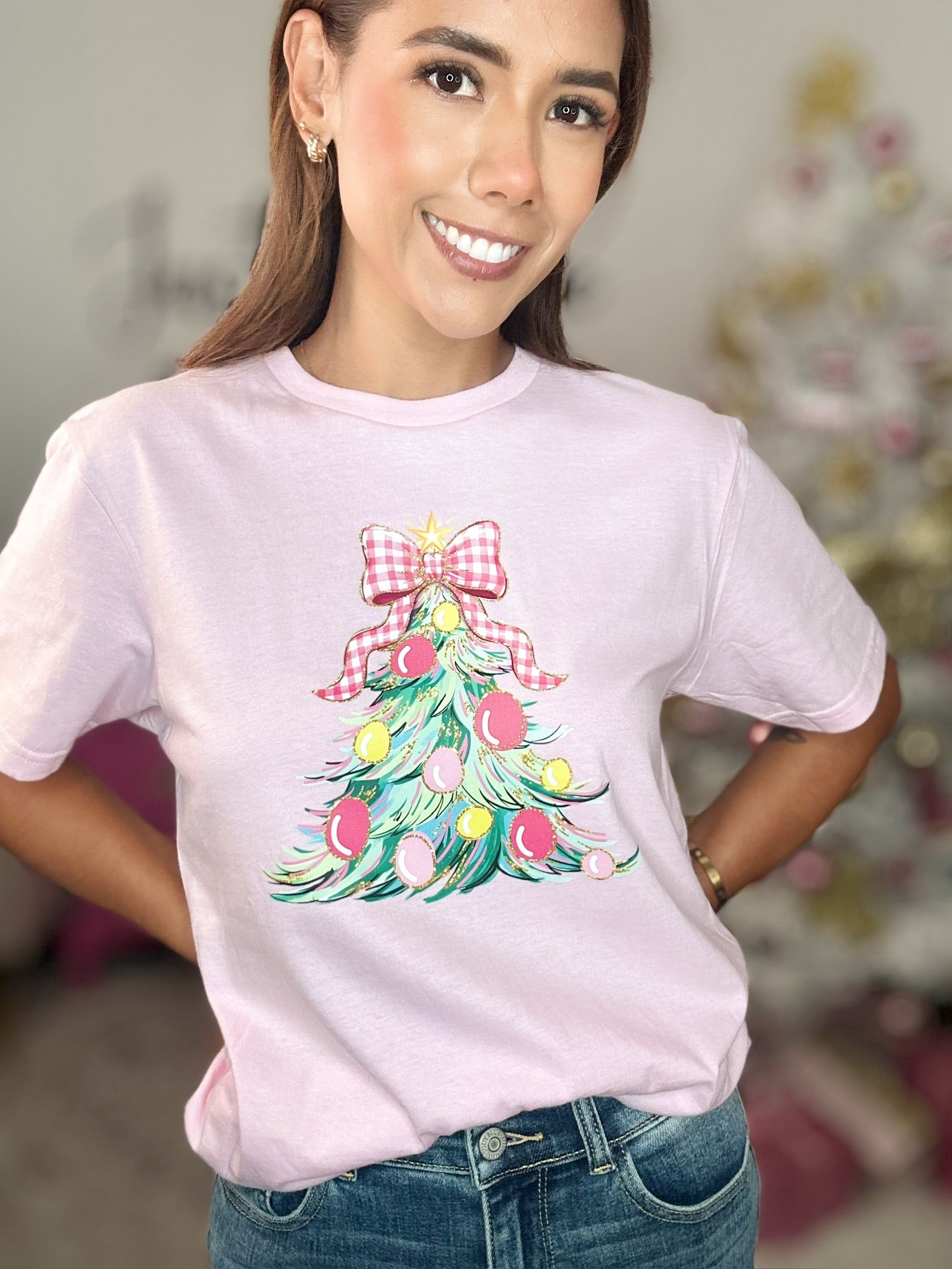 The Pink Xmas Tree Tshirt