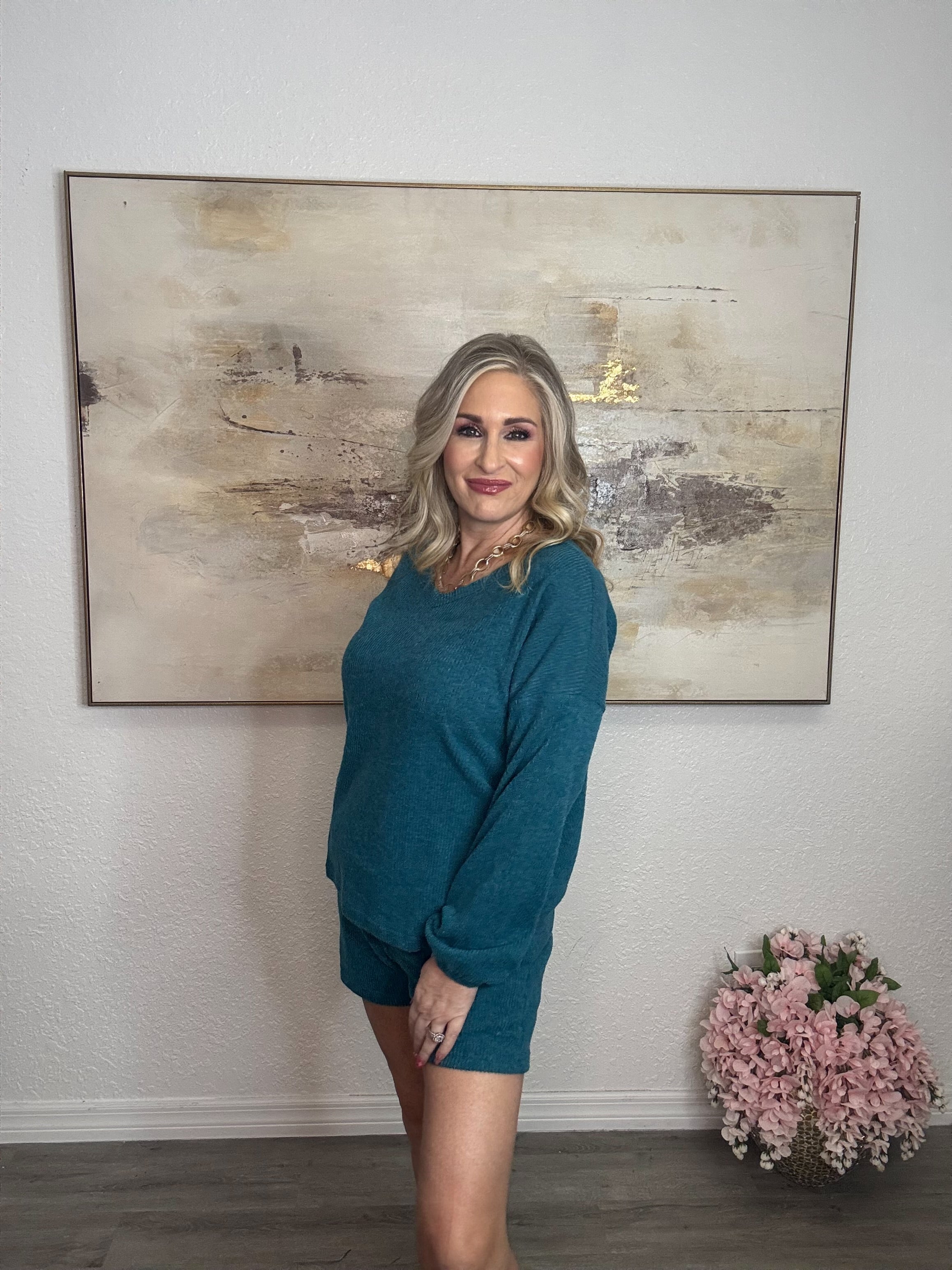 The Brushed Hacci Top