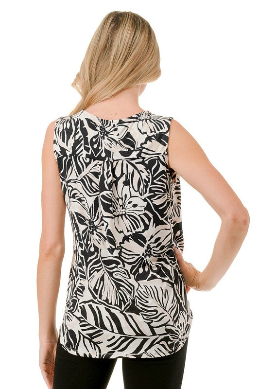 Printed Surplice Tank