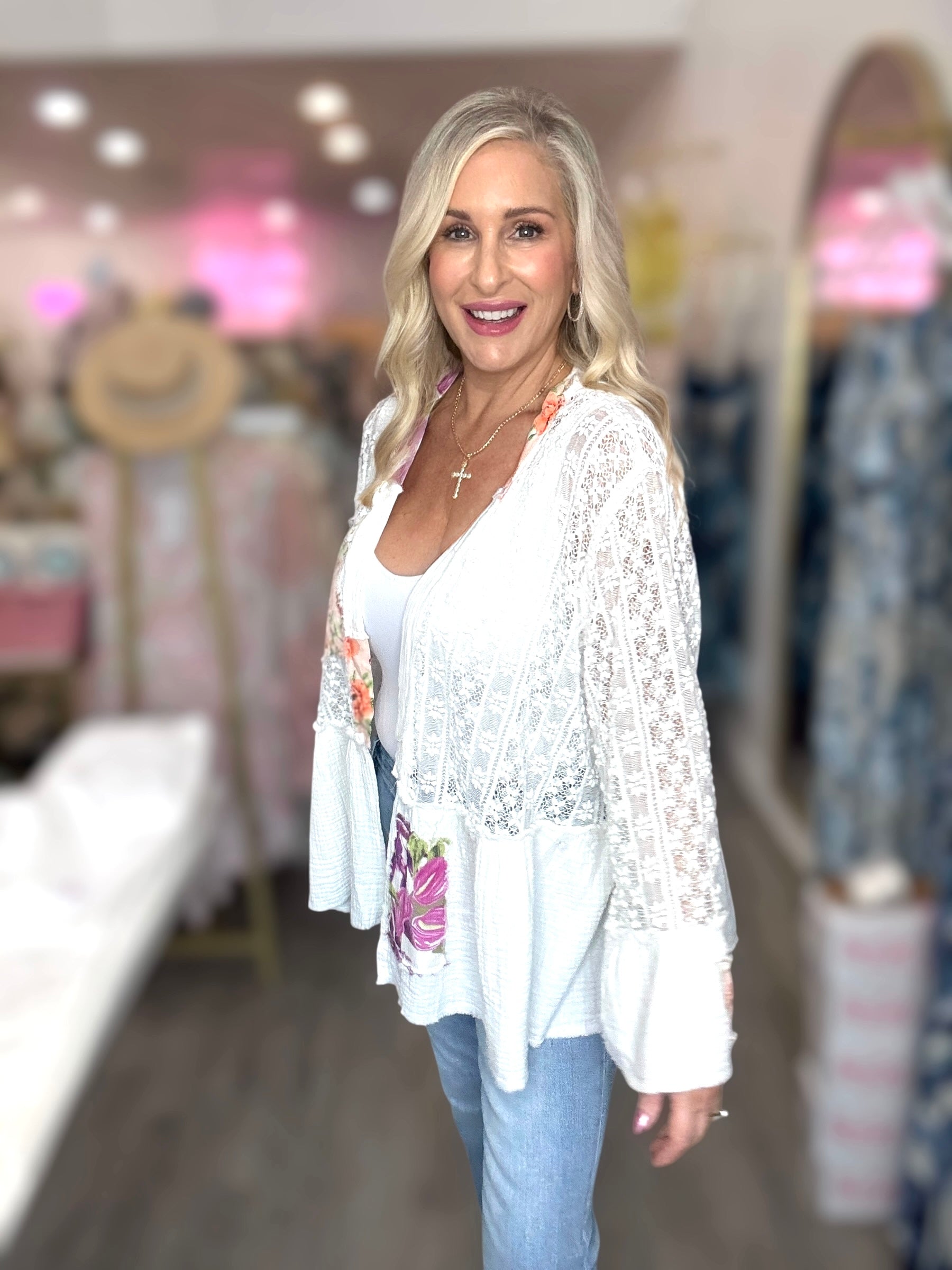 The Floral Open Spring Cardigan