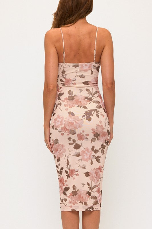 The Floral Mesh Dress