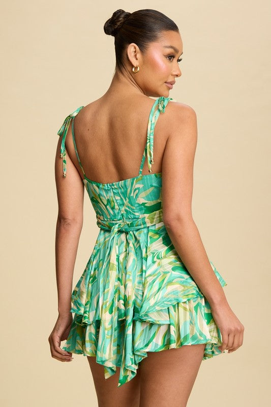 The Romantic Palms Romper