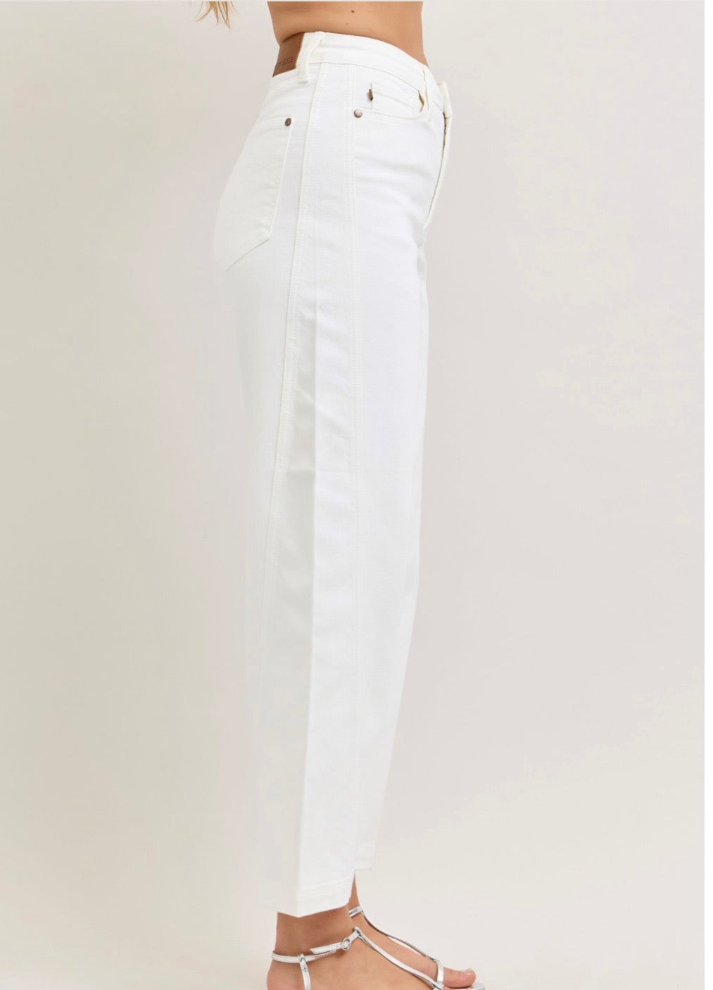 Judy Blue Rigid Magic Panel Barrel Jeans