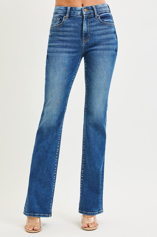Risen High Rise Bootcut Jeans
