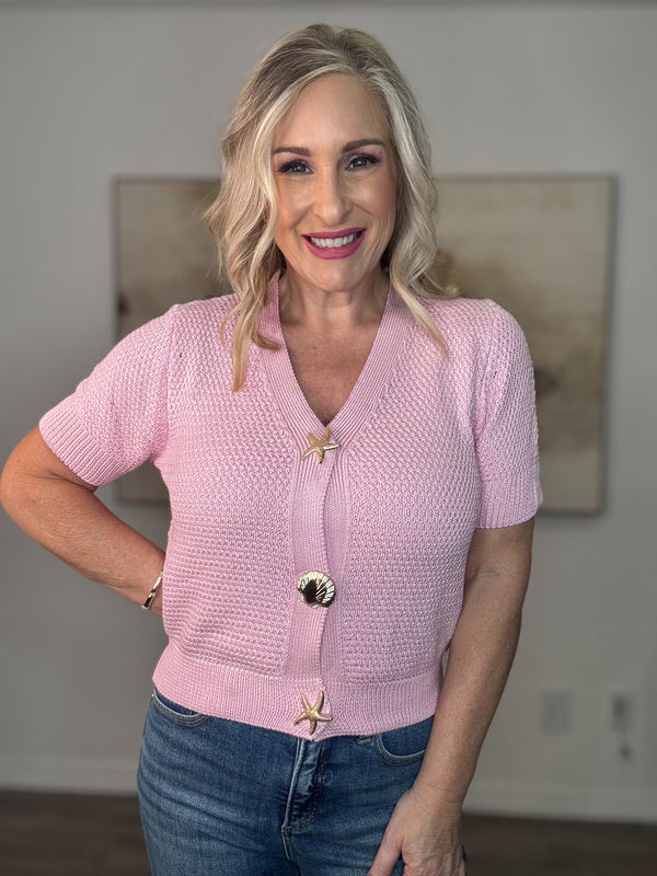 Coastal V-Neck Top