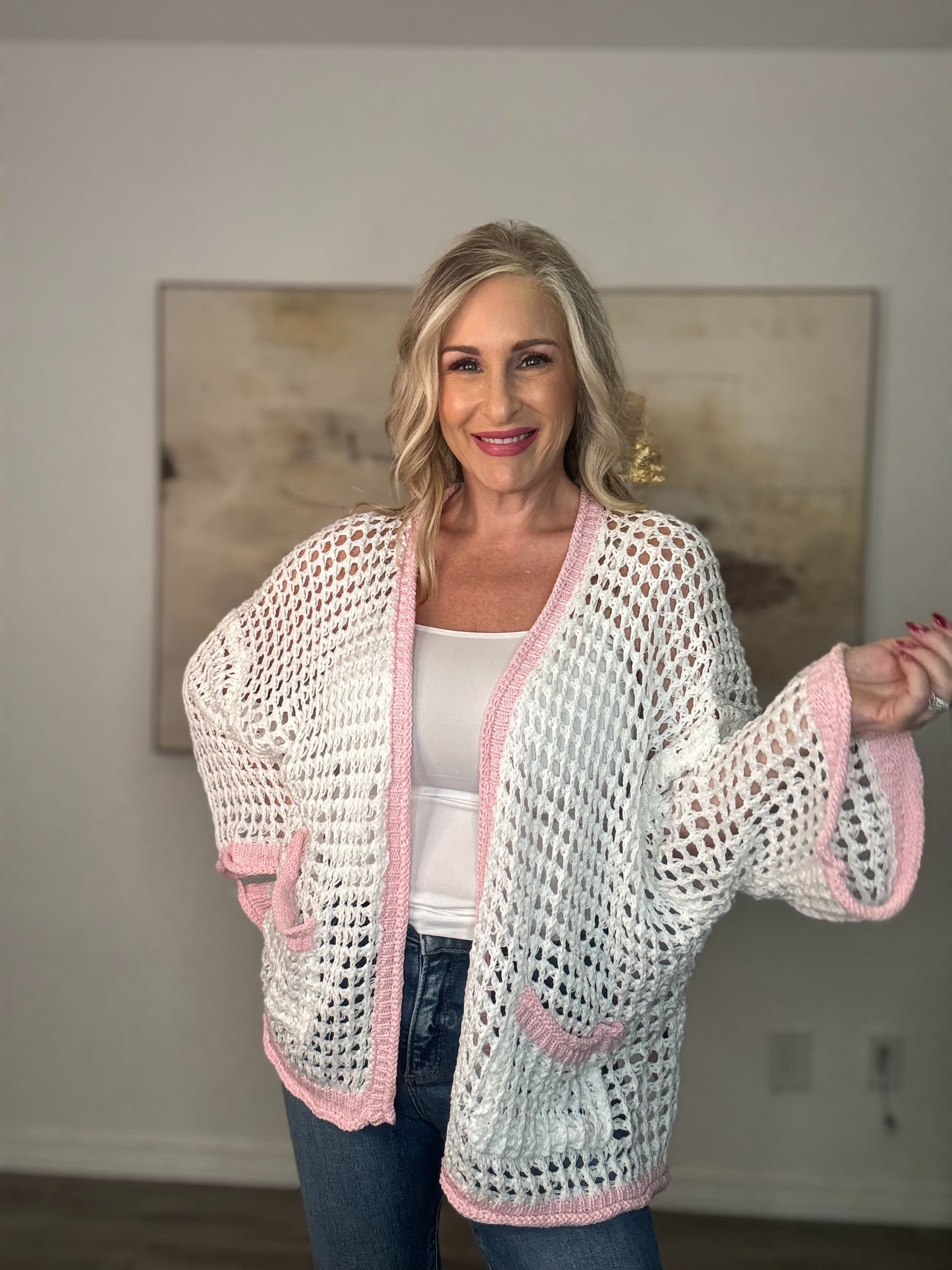 The Lightweight Oversized Cardigan Top by Pol