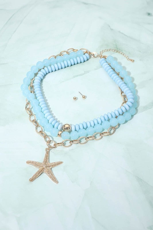 Starfish Layered Necklace