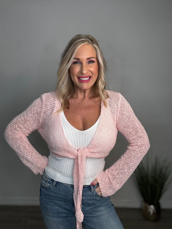 The Front Tie Cardigan Top