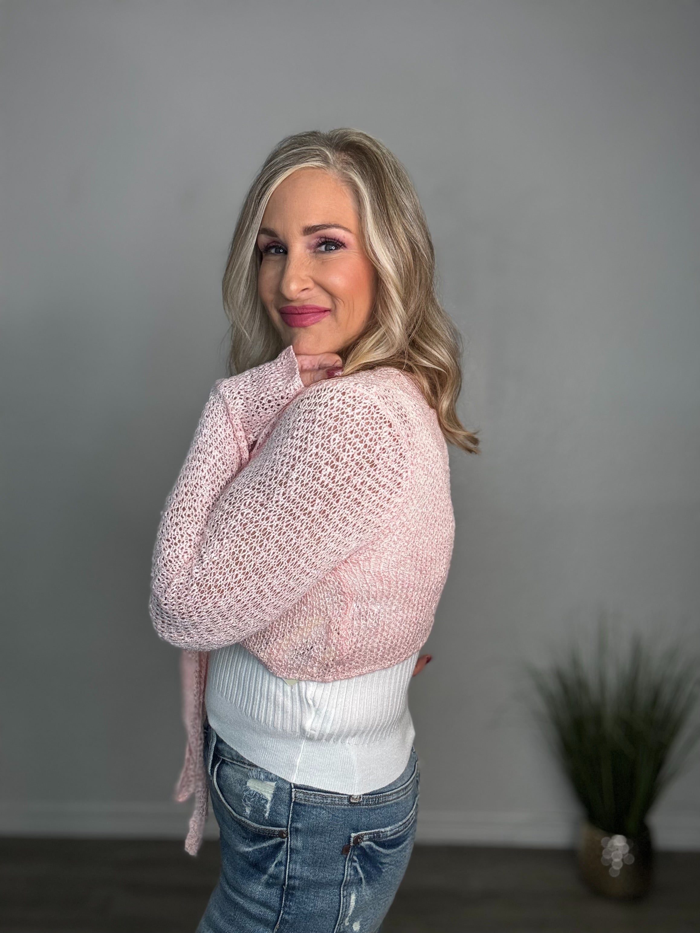 The Front Tie Cardigan Top