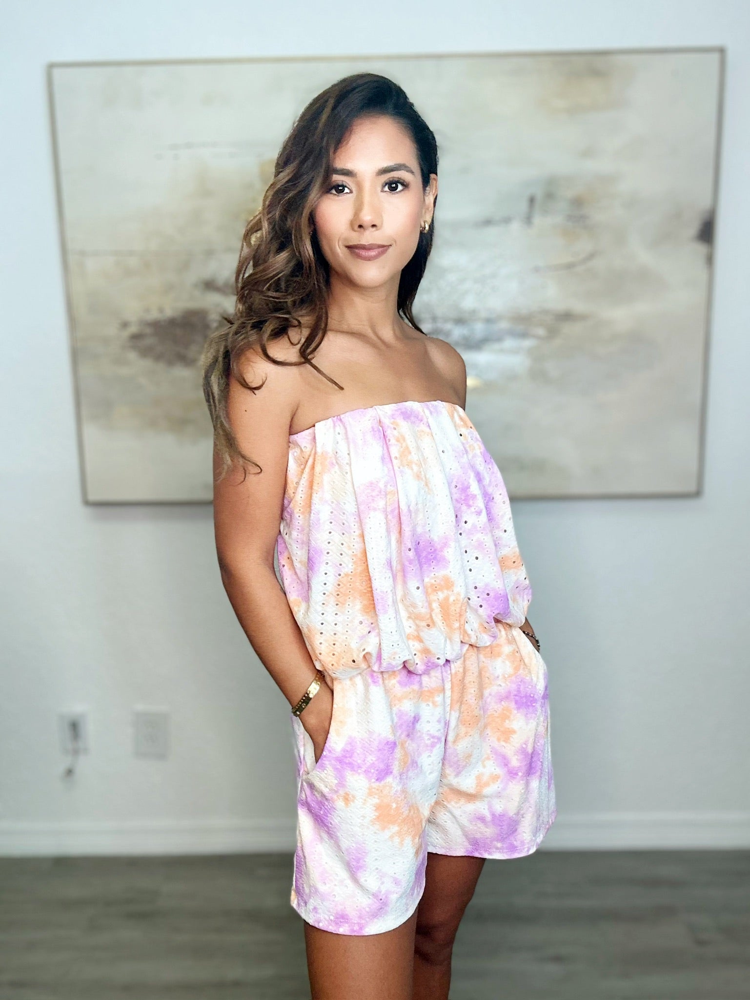 The Classic Pleated Romper