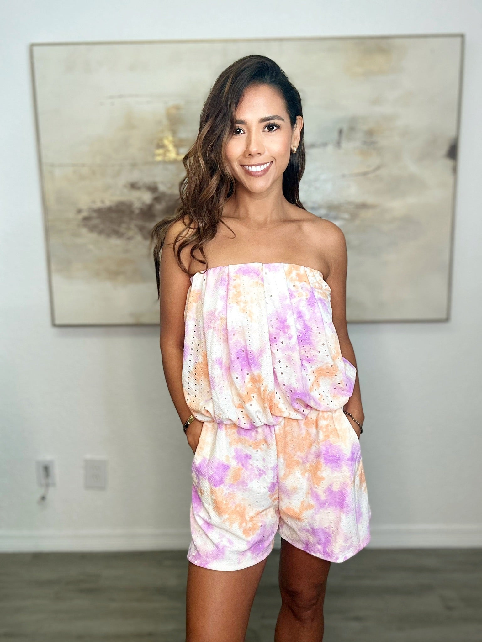 The Classic Pleated Romper