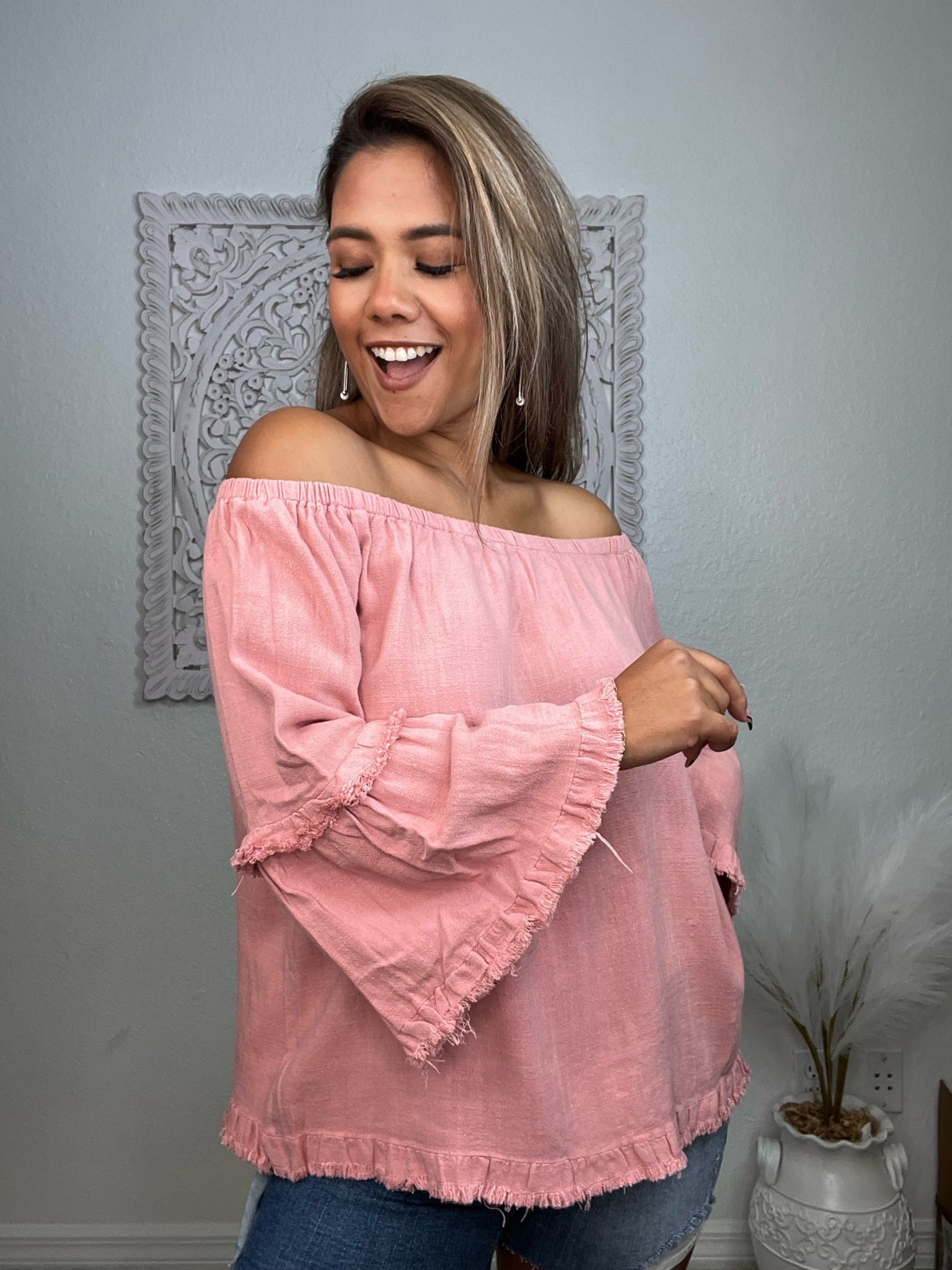 The Rose Bell Sleeve Top