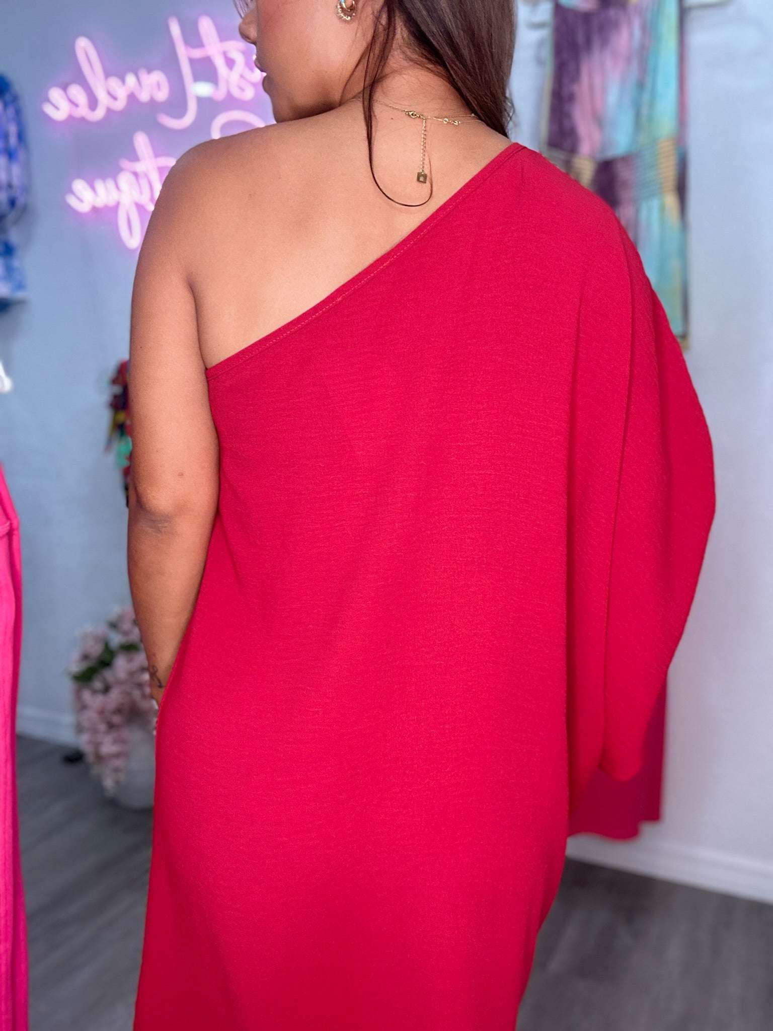 One Shoulder Daffney Dress