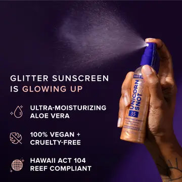 Sunscreen Glitter Spray
