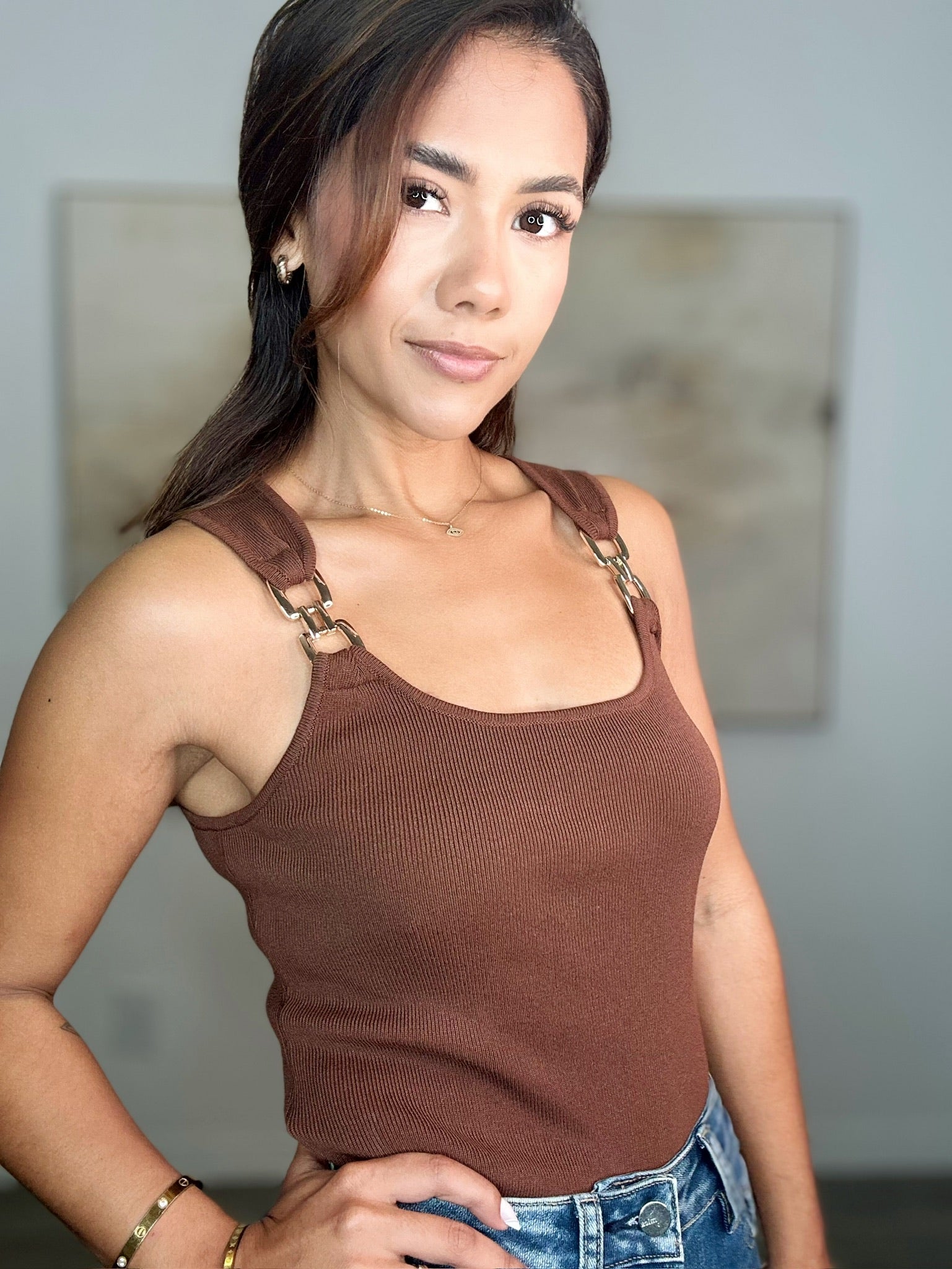 Ribbed Knit Tank Top