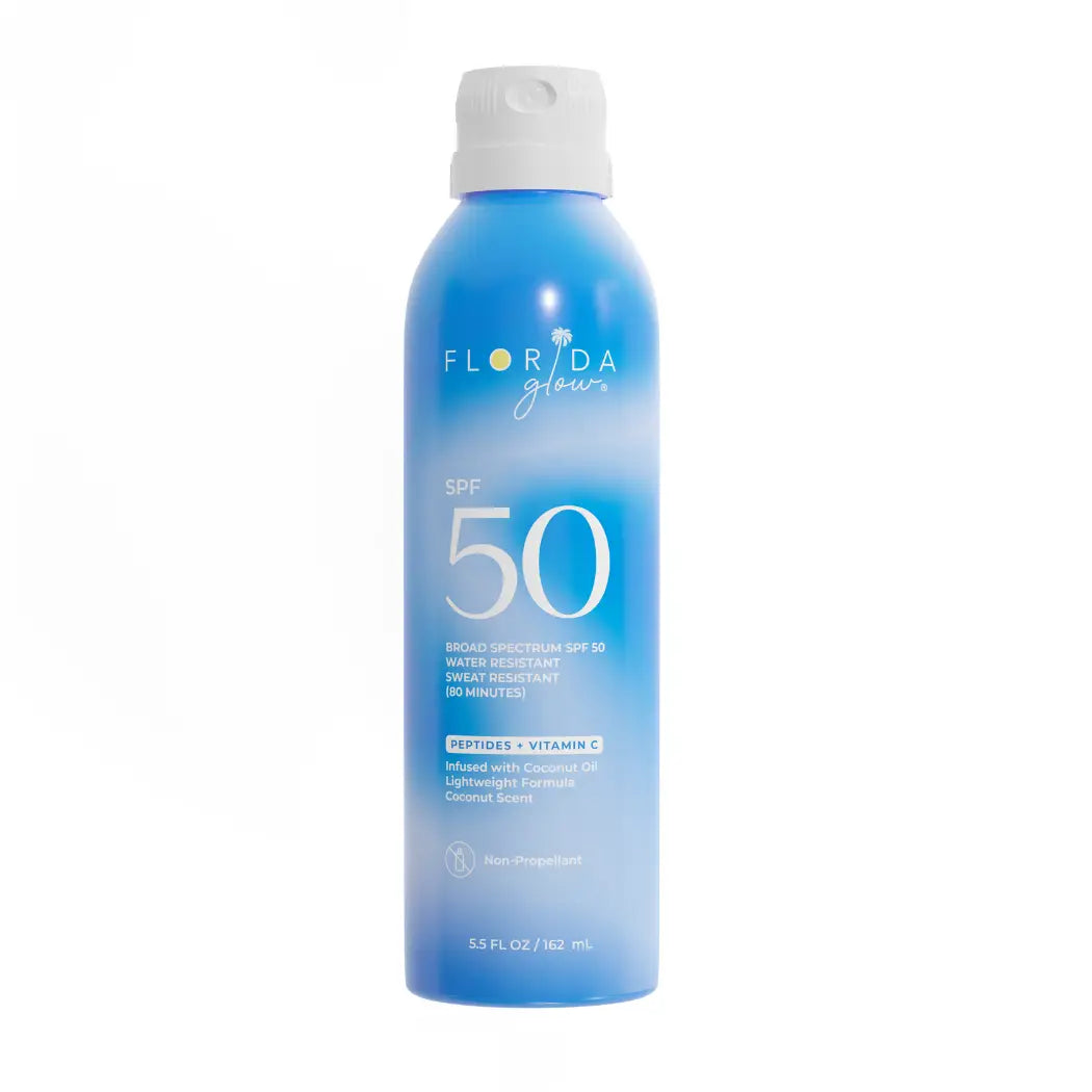 Florida Glow SPF 50 Coconut Sunscreen Spray