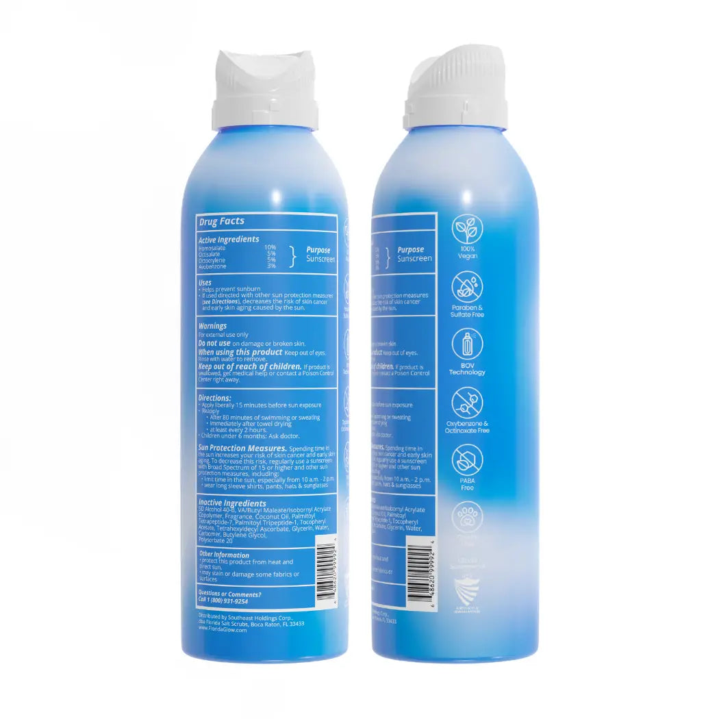 Florida Glow SPF 50 Coconut Sunscreen Spray