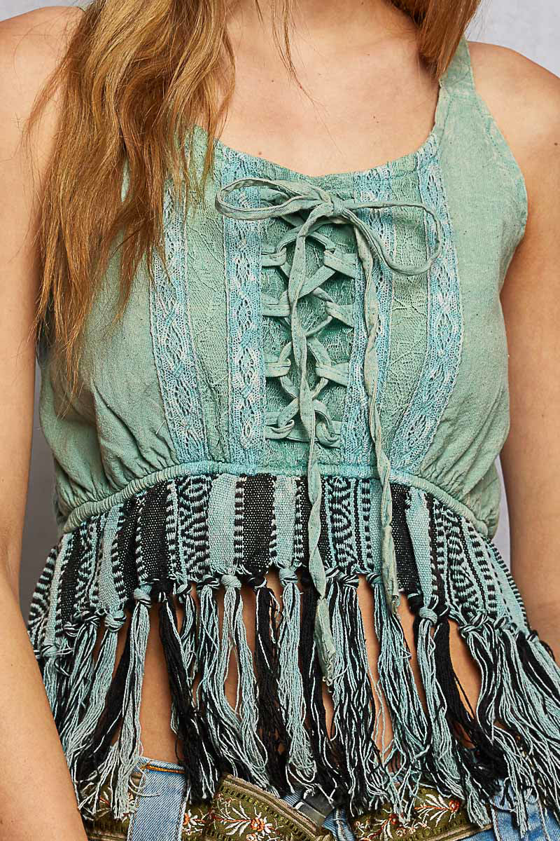 Boho Fringe Top
