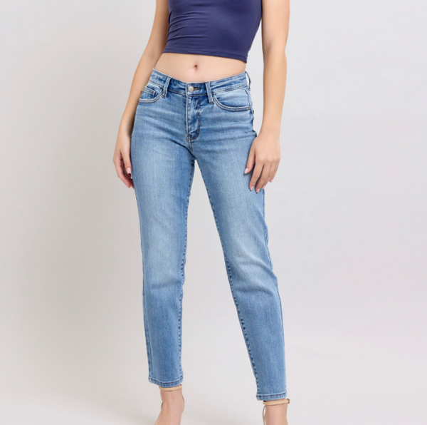Judy Blue MR Vintage Wash Slim Fit Jeans