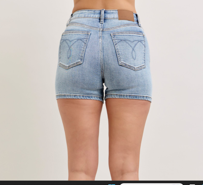 Judy Blue High Waist Slim Short