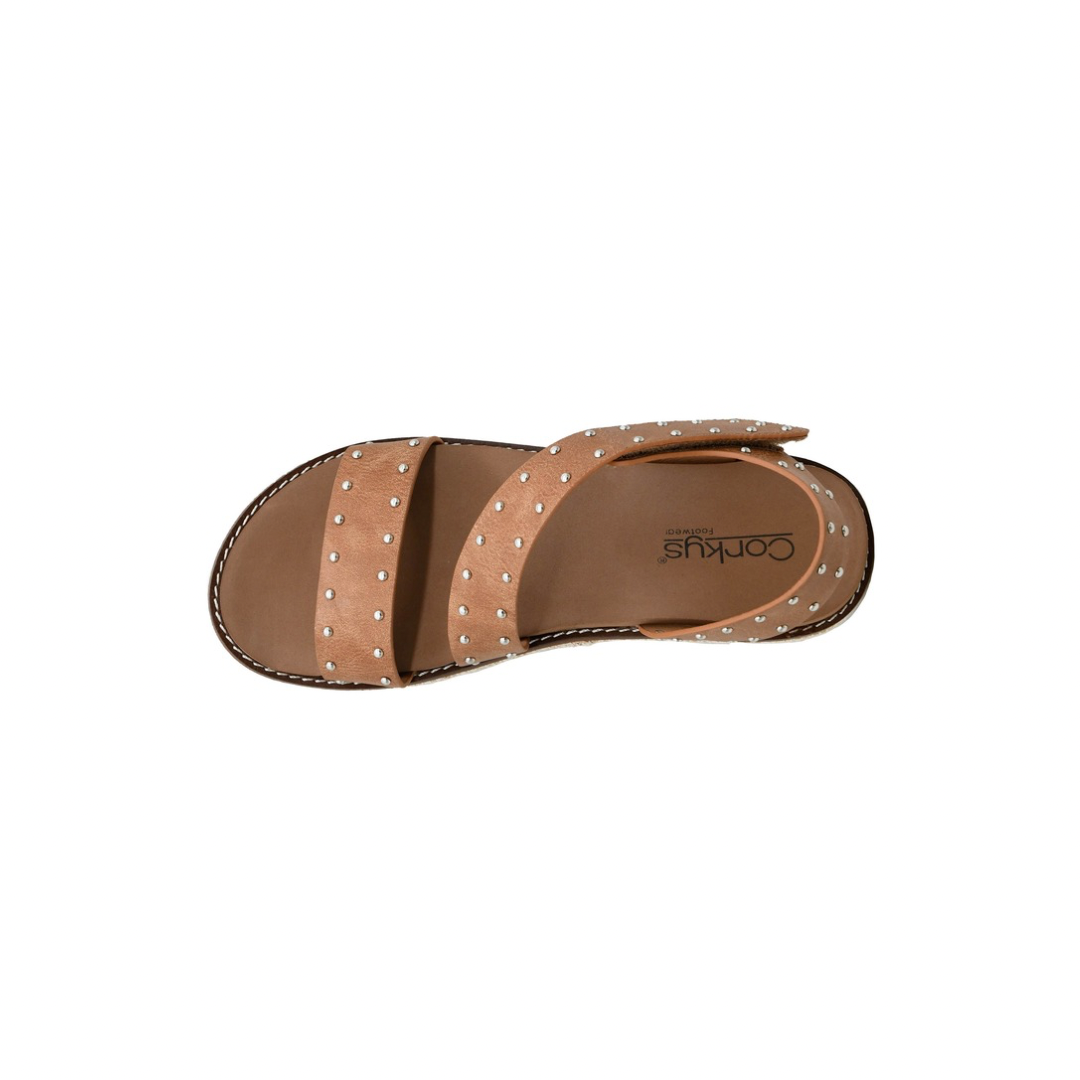 Chit Chat Studded Wedge Sandal by Corkys