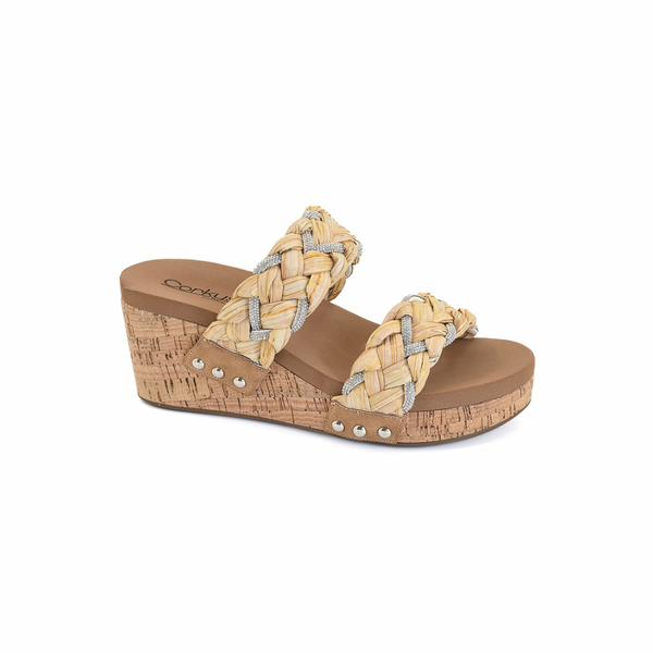 Corkys Delightful Slip On Wedge Sandal