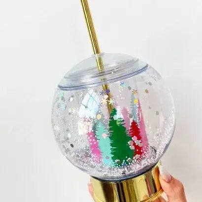 Snowglobe Novelty Sipper