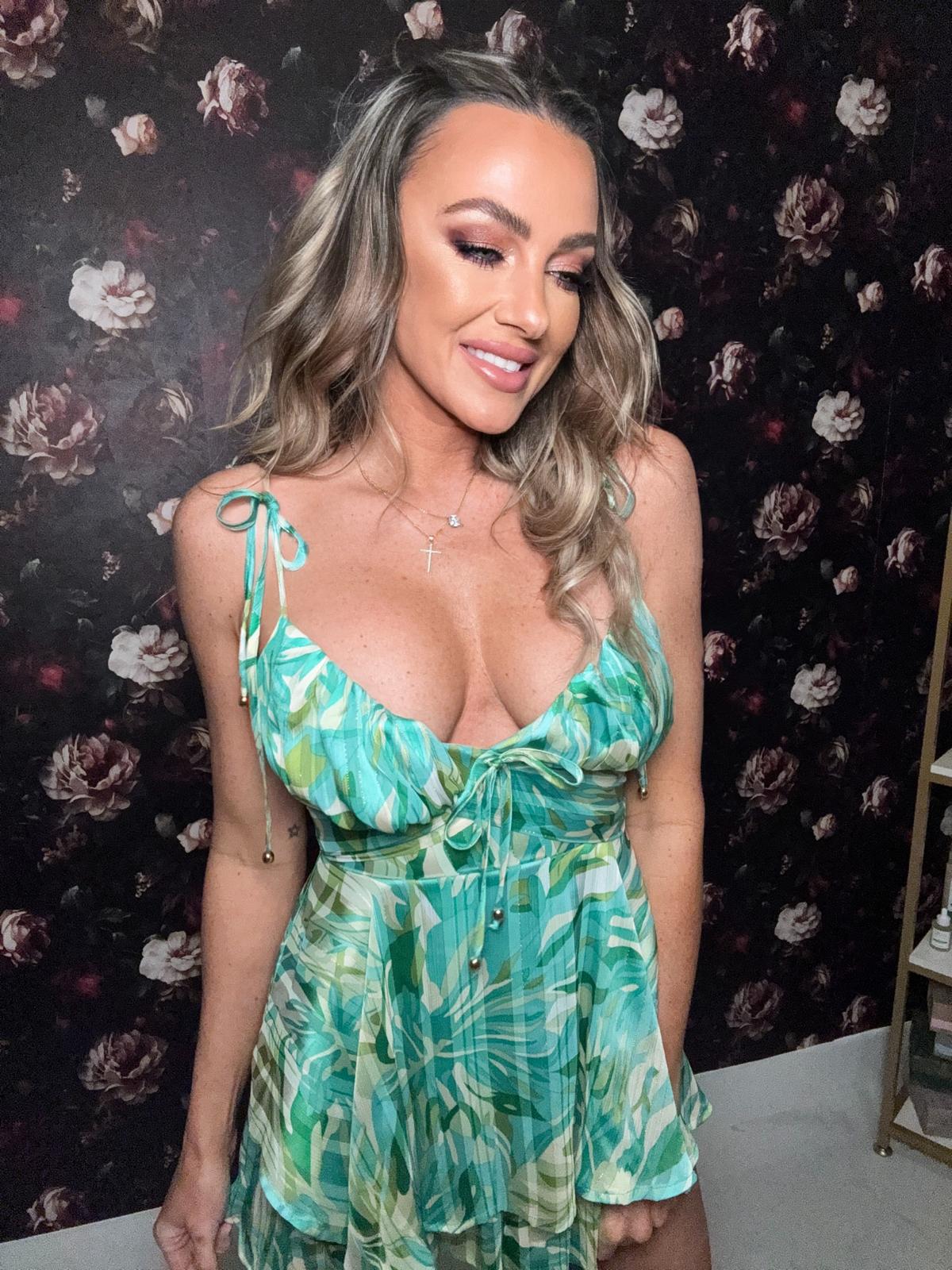 The Romantic Palms Romper